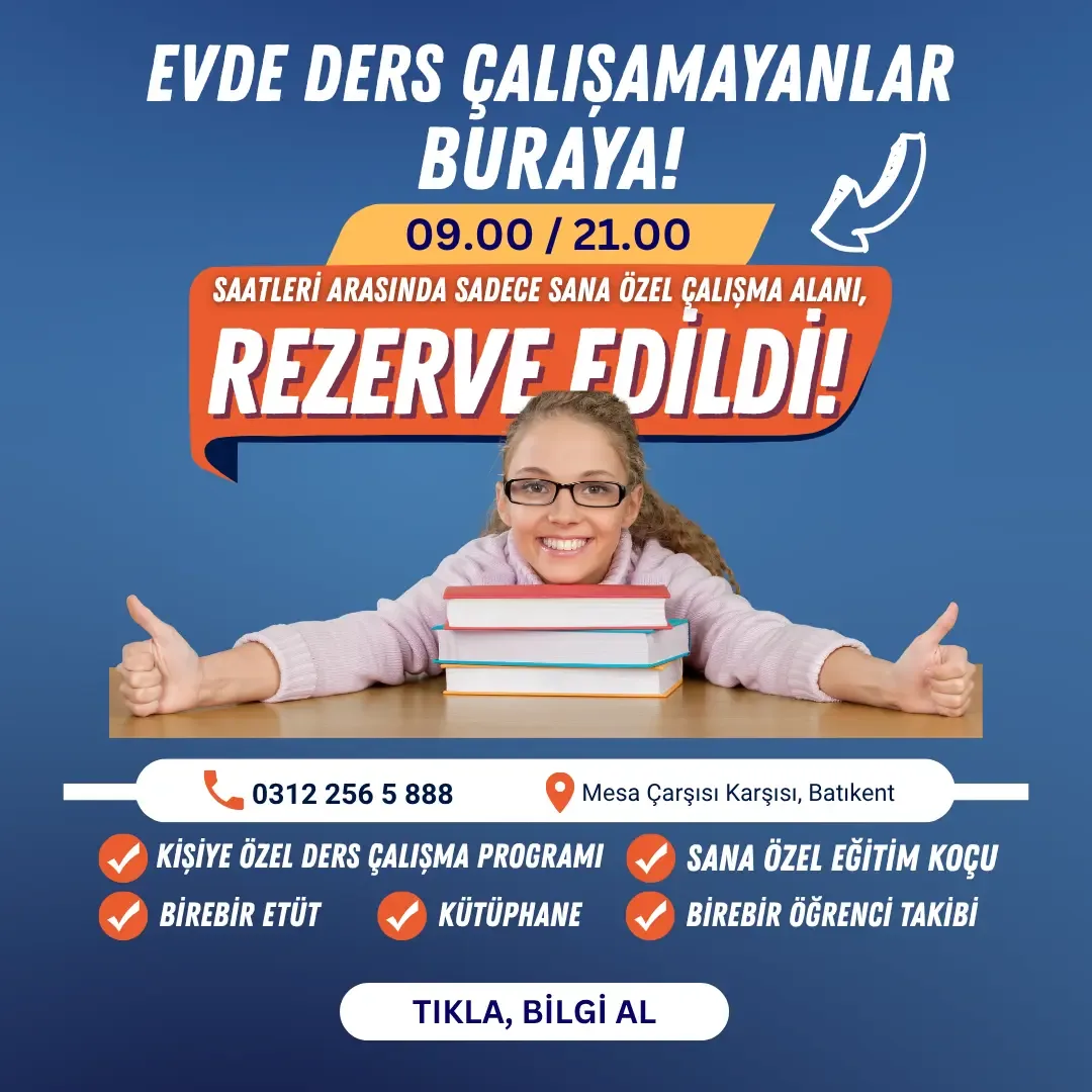 Batıkent Özel Ders Çalışma Alanı, Sessiz Kütüphane